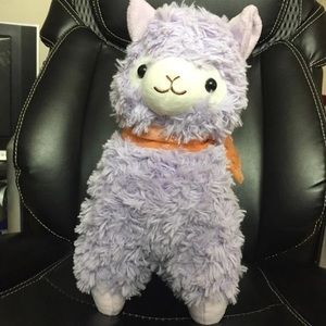 Lavendar Alpacasso Alpaca Plushie 💜🧡